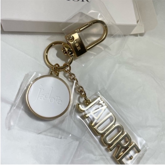 Dior Other - Dior J'adore Logo Keychain Charm